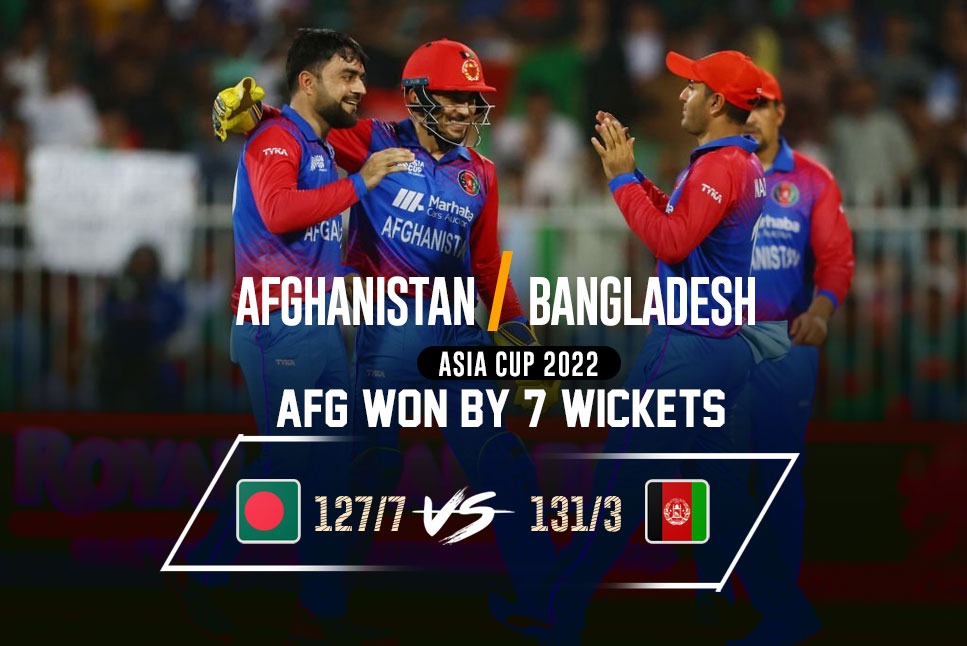 AFGHANISTAN VS BANGLADESH,Mujib ur Rahman and fajlahak faruki (मुजीब उर रहमान और  फजलाहक फारूकी ),बांग्लादेश ने जीता टॉस और अफगानिस्तान ने जीता मैच,2022 ke turnament me super-4 ke liye Jane wali pahli teem