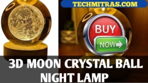 3D Moon Crystal Ball Night Lamp