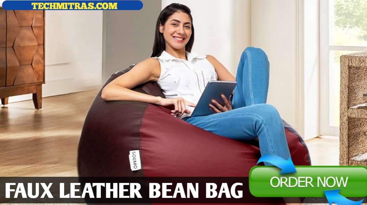 Faux Leather Bean Bag